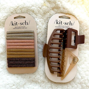 New Kitsch Neutral Claw Clips and Hair Ties